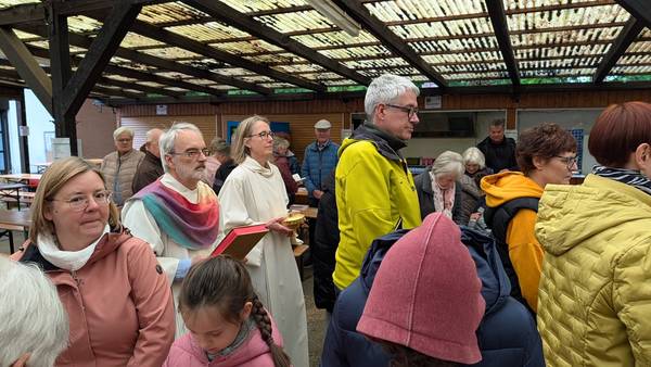Wortgottesfeier an Christi Himmelfahrt im Walldorfer Tierpark